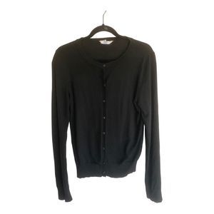 Time and Tru Black Cardigan Women’s Size Medium